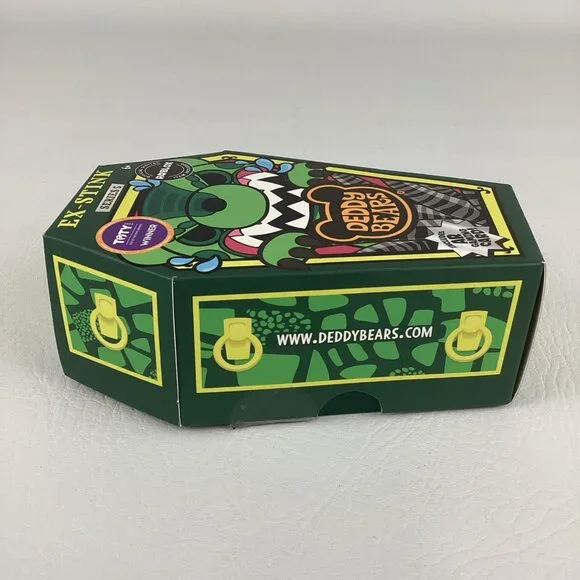 Deddy Bears Ex-Stink Series 5 Collectible Plush Stuffed Animal 5" Toy Coffin - Picture 8 of 9